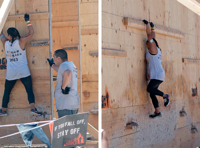  I was really struggling to keep my balance during Tough Mudder!&nbsp; 
