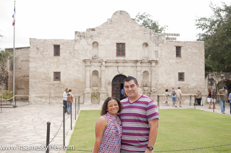  At the Alamo in San Antonio with my love! 