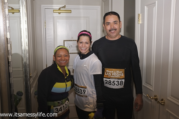  Here we are, ready to head out the door and get our run on! 