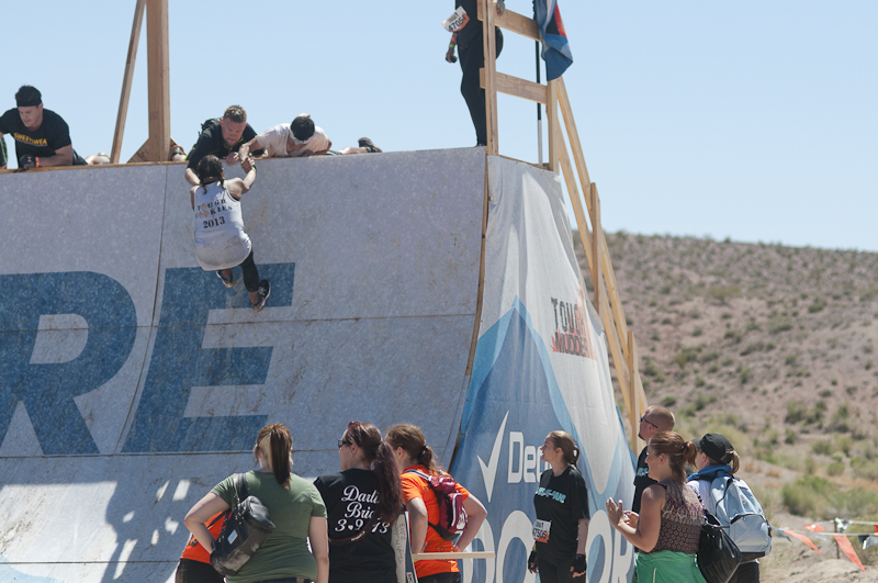  I've been having a real hard time practicing this obstacle at Camp Rhino. &nbsp;Not sure what my problem is,but I know it's all in my head. &nbsp;I start running towards the ramp and then stop myself halfway. &nbsp;It's really annoying! &nbsp;I did it before, I can do it again and this photo proves it! I will get up Everest again.&nbsp; 
