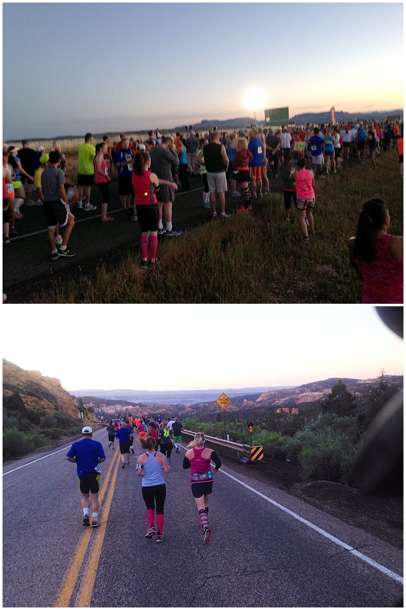  Thanks to Jason for taking these pics of the starting line and during the first part of his run! I still can't manage to get myself to take pics during a race!&nbsp;  