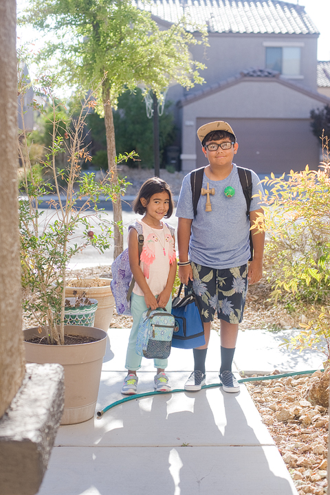   This was the best I could get. &nbsp;Not too bad, huh? You can clearly see who isn't excited to start school again...  