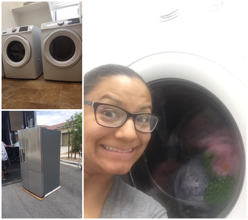  Fancy new appliances!  Everyone takes a selfie with their new washing machine, right?  