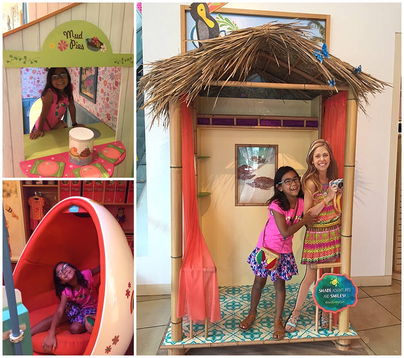   Playing around in the store before our shopping appointment. &nbsp;  