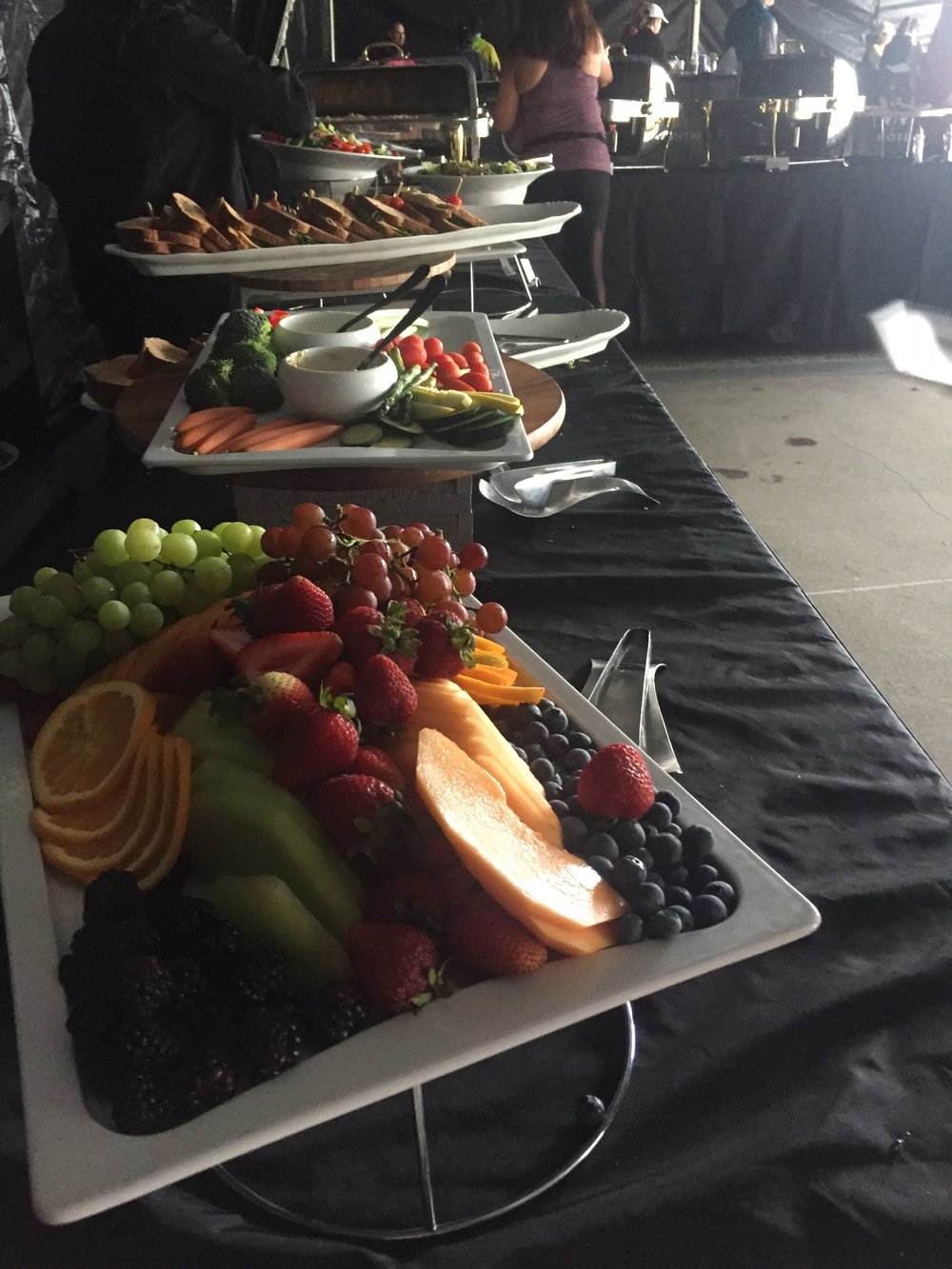  The post-race brunch spread! So tasty!!!&nbsp; 